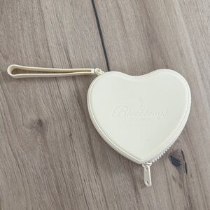 Blackbough Cream Heart Wristlet
